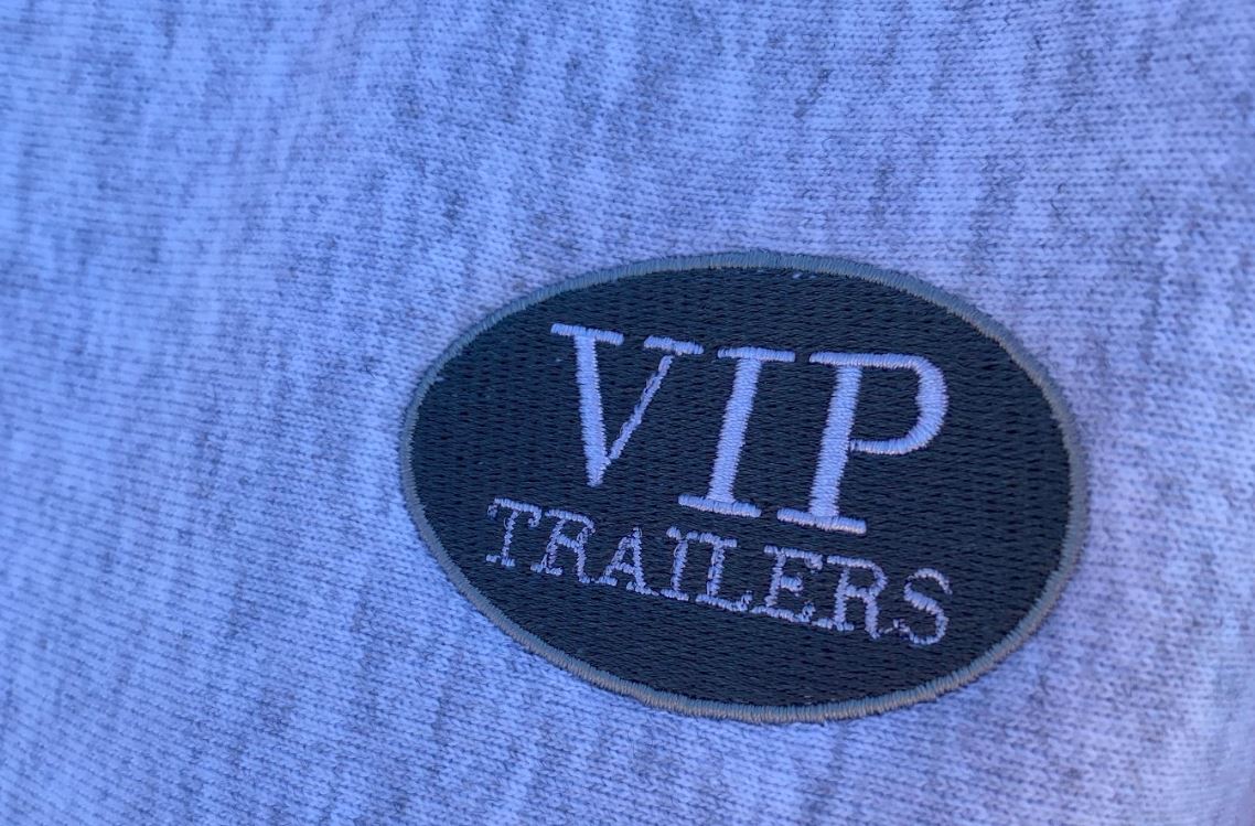 VIP Trailers 2 Station Restroom Trailer Shirt Patch