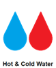 VIP Trailers hot and cold water icon