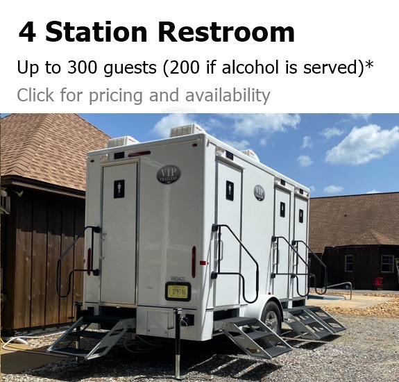 Four station restroom trailer