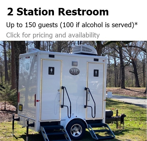 Two station restroom trailer